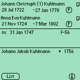 Gedpalm: person's details