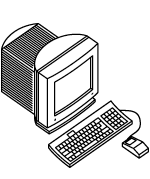 [alter Apple-Monitor, Tastatur, Maus]