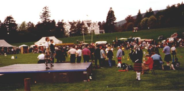 Tanzwettbewerb bei den Highland Games
