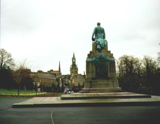 Statue von Andrew Carnegie
