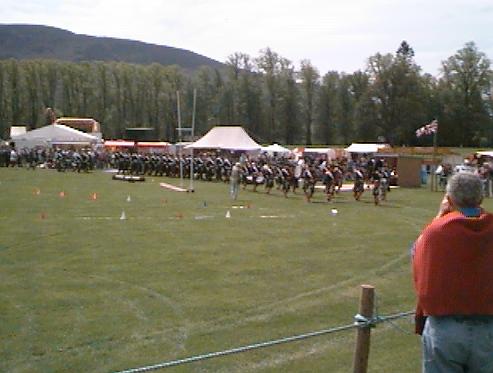 Highland Games: Einmarsch der Privatarmee des Duke of Blair Atholl